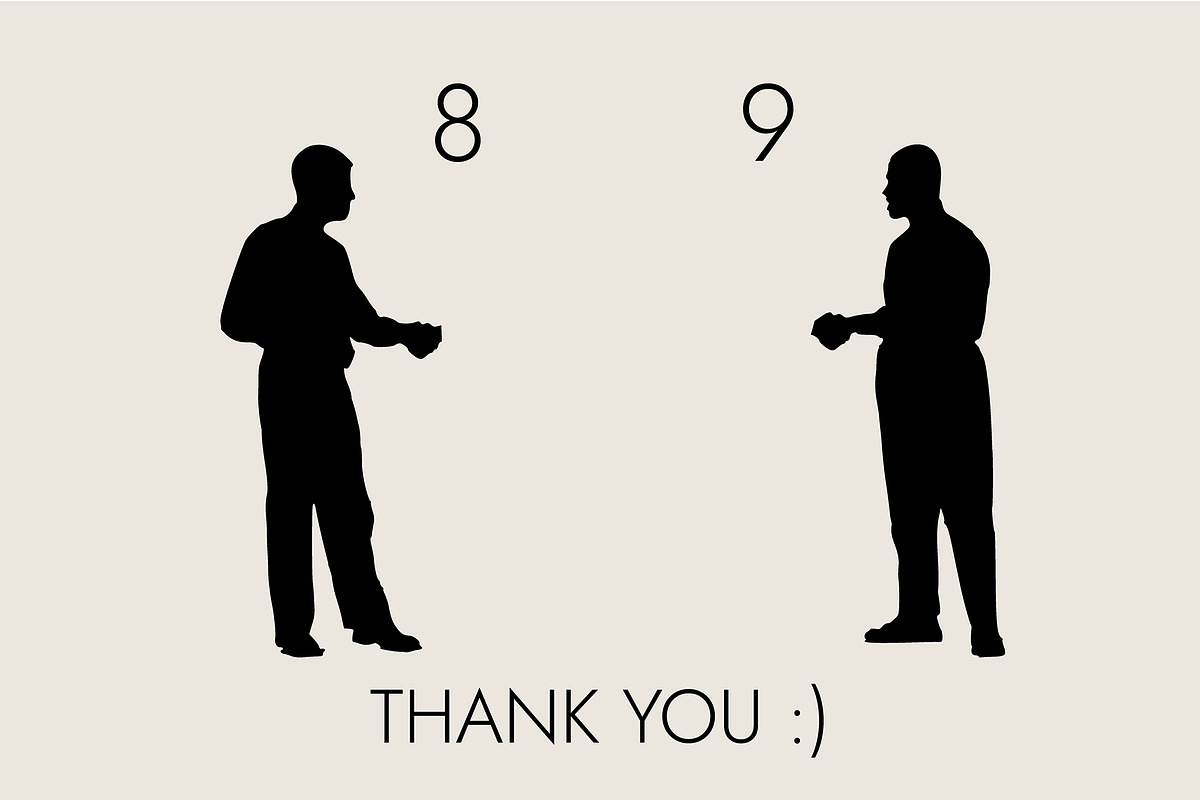 People Silhouettes Dingbats Font, a Symbol Font by Minimalartstudio (Photo 8 of 8)