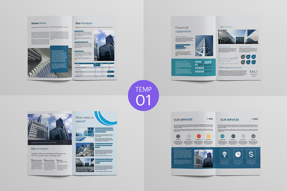 Brochure Templates Bundle, a Brochure Template by Taiffco (Photo 2 of 7)