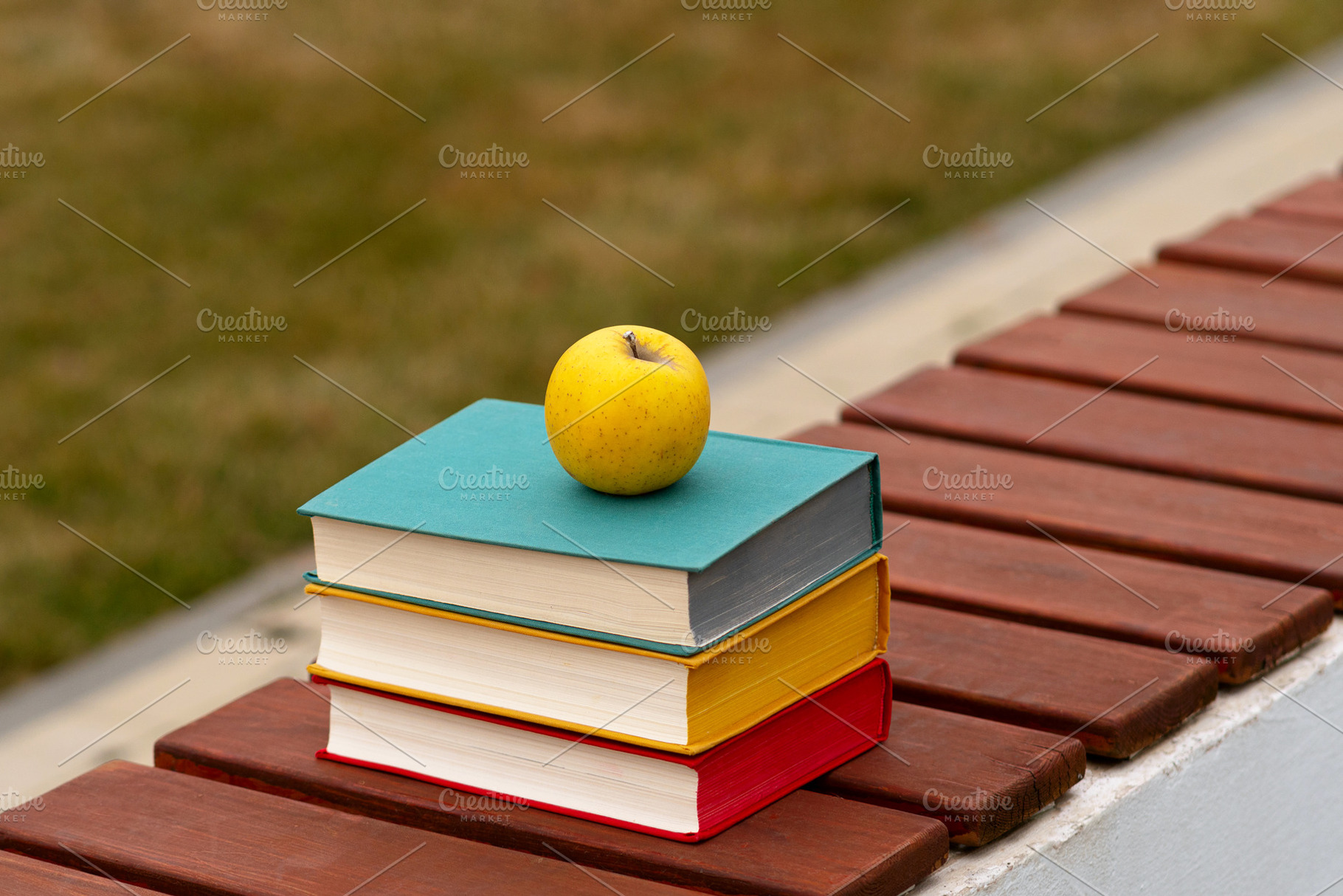 Stack of colorful hardcover books, a School & Education Photo by Elena Vagengeim