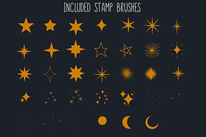 Cosmic Dreams Star Brushes