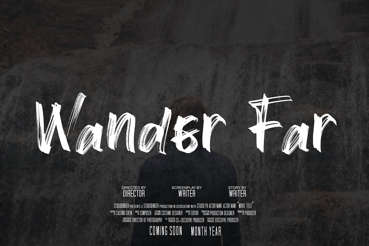 Jack Laguna – Handwritten Brush Font, a Handwritten Font by Dm Studio (Photo 8 of 10)