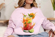 Whimsical Summer Cocktail Clipart, an Illustration by Canvas Craft (Thumbnail 4 of 7)
