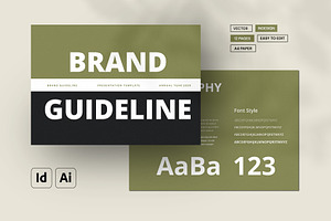 Brand Guidelines, a Brochure Template by Pixelpick