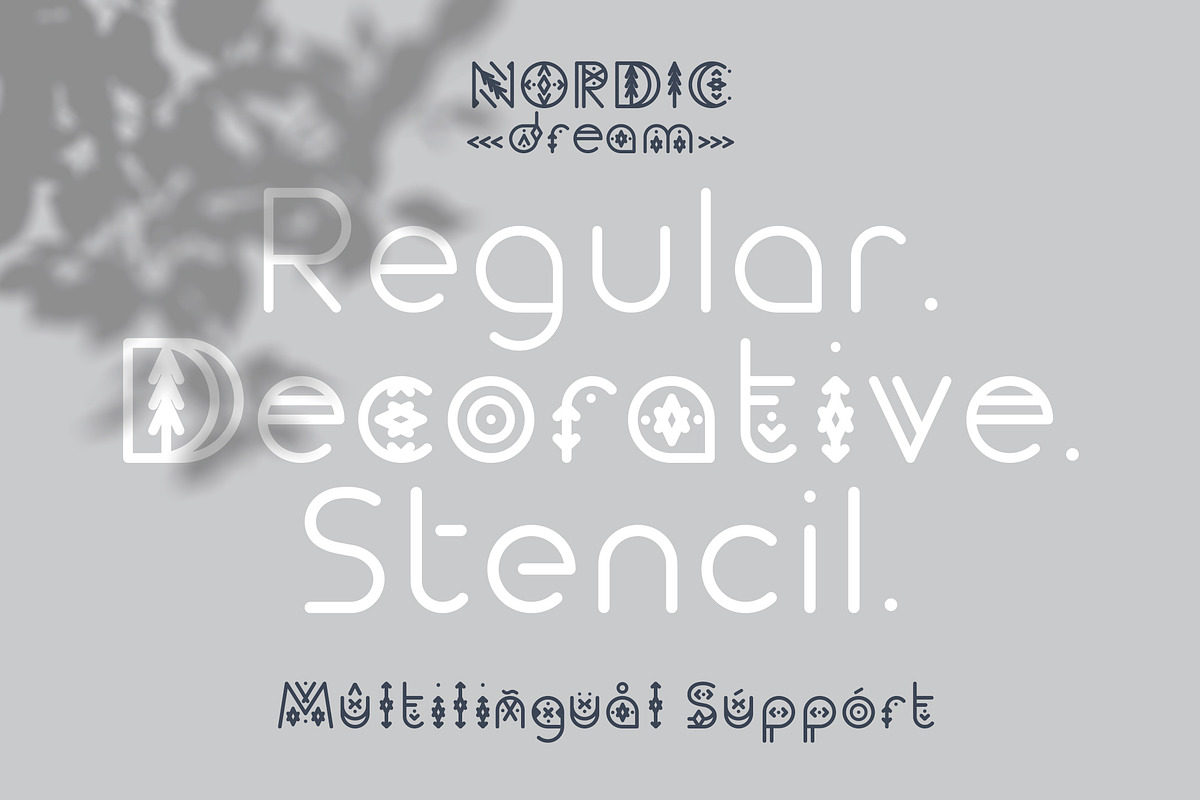 Nordic Dream Font Family preview 2