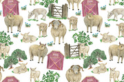 Happy farm patterns, a Pattern Graphic by ramika (Thumbnail 9 of 11)