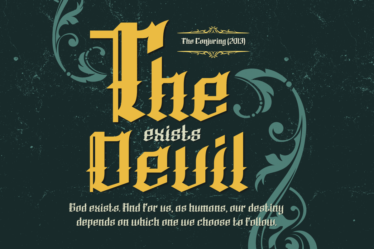 QUKIHA Blackletter font, a Blackletter Font by twinstd (Photo 3 of 13)