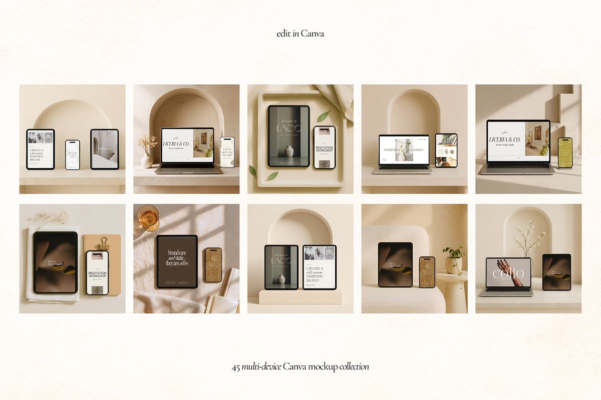 45 Multi Device Canva Mockups, a Mac Mockup by Matisse Studio (Photo 6 of 9)