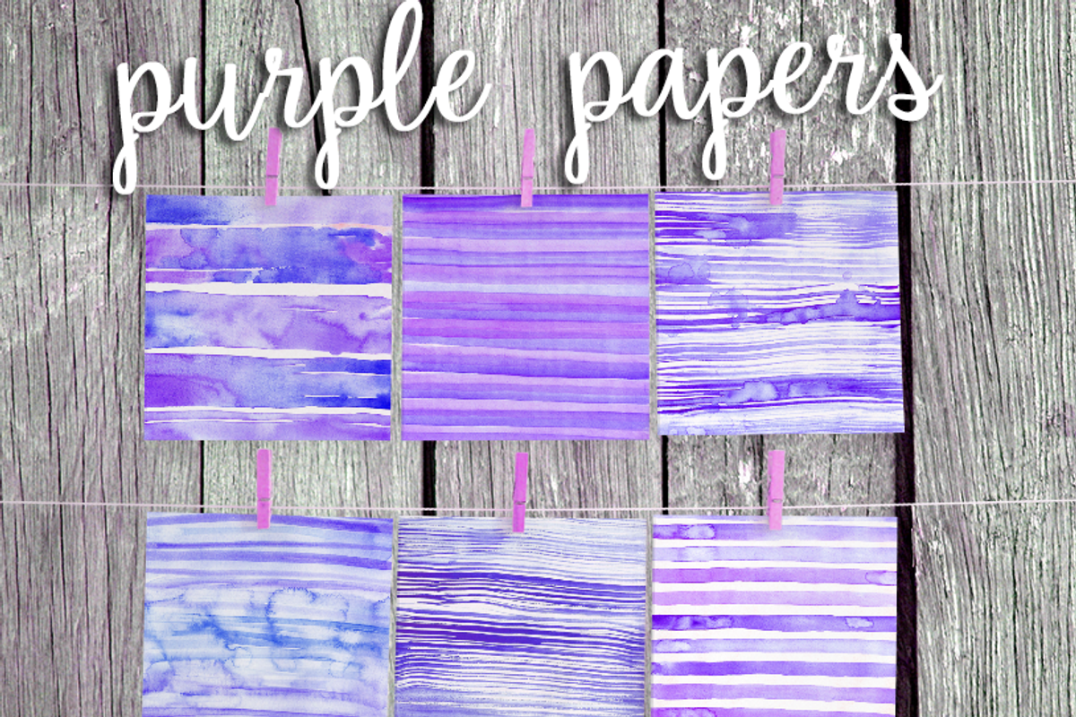Watercolor Stripes Texture Papers, a Texture Graphic by Sinziana Romanescu (Photo 9 of 11)