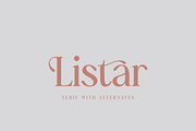 Listar – A Modern Serif, a Serif Font by Creative Foundry (Thumbnail 1 of 8)