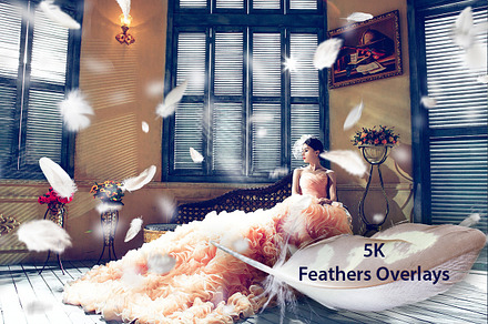 5K Feathers Overlays