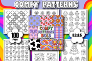 Comfy Patterns Coloring Book for Kid, an Object Illustration by Design Zone (Thumbnail 1 of 4)