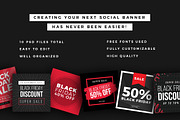 Black Friday Social Media Banner V4, a Social Media Template by MinimalStudioCo (Thumbnail 2 of 6)