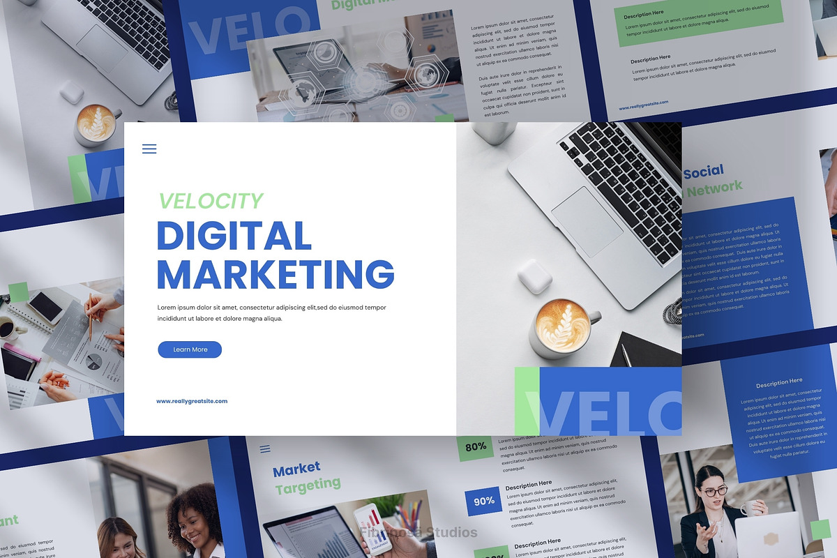Velocity Digital Marketing, a Presentation Template by FIBRINOSÄ (Photo 8 of 10)