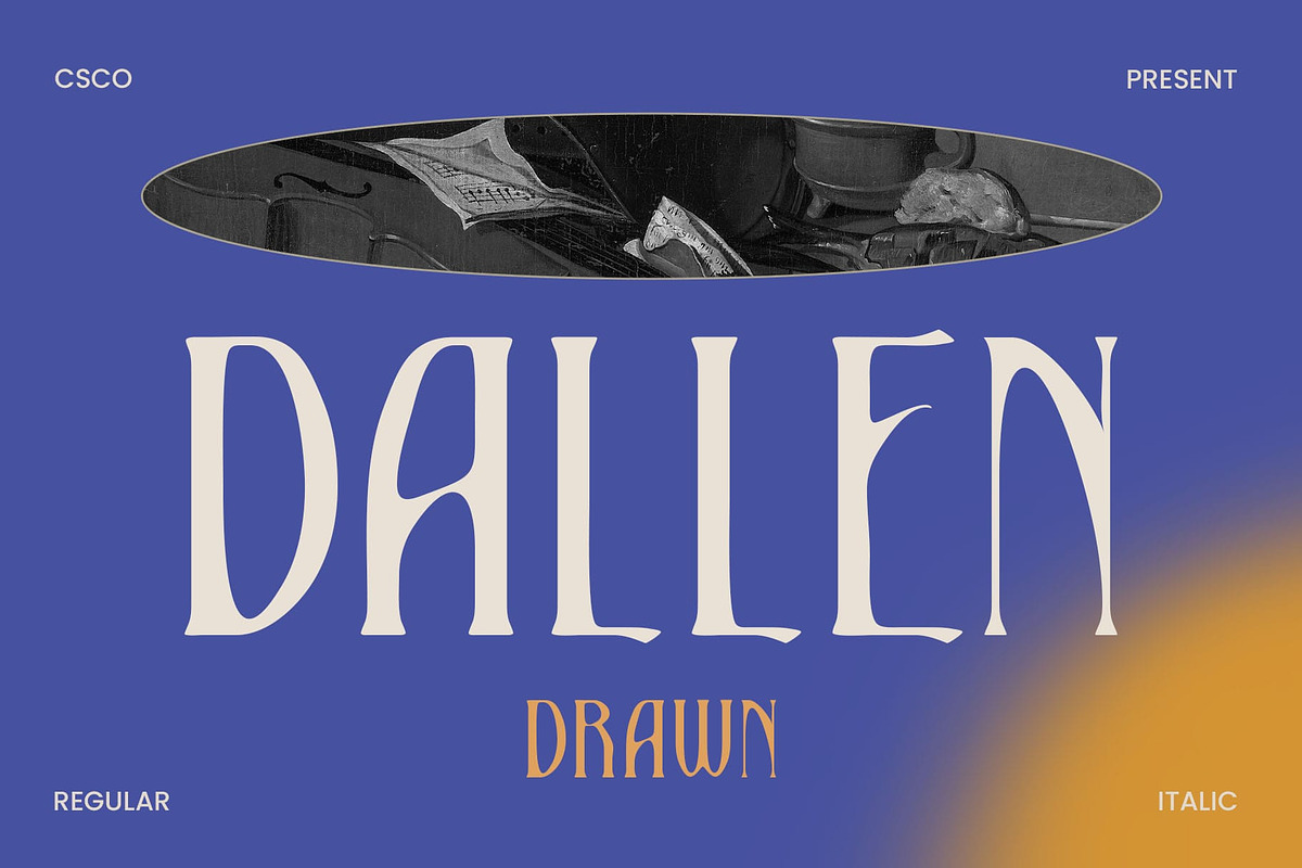 Dallen Drawn, a Serif Font by Craft Supply Co. (Photo 1 of 8)