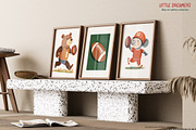 Boys Room Nursery Wall Art Prints, a Background Graphic by Essentially Nomadic (Thumbnail 7 of 11)