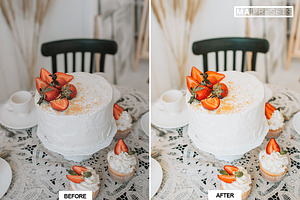 10 STYLED CAKE Lightroom Presets