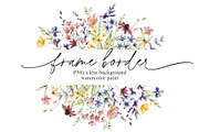 Floral watercolor set, wildflowers., a Decorative Illustration by Larisa Maslova (Thumbnail 8 of 12)