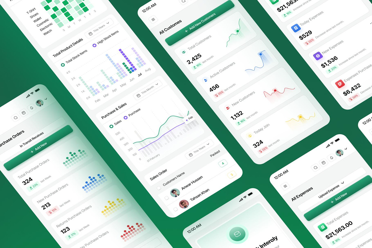 AI Inventory Management Web App UI, an UI Kit Template by Lumina_ui_ux202 (Photo 4 of 7)