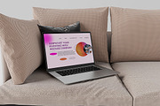 Laptop Sofa Mockups, a Household Mockup by Creative_A23 (Thumbnail 3 of 4)