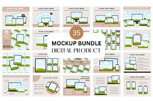 Digital Product Mockup Device Mockup