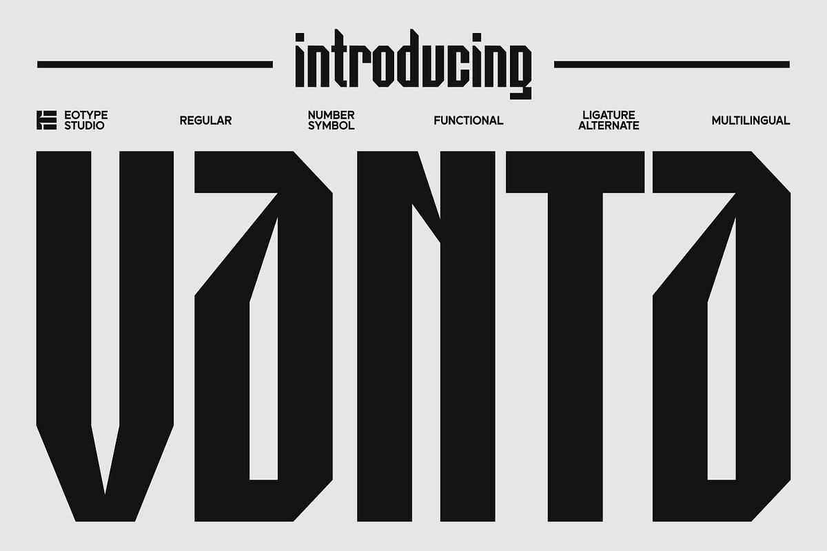 Vanta Typeface, a Sans Serif Font by Eotype Studio (Photo 1 of 10)