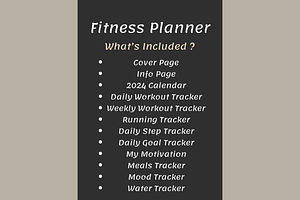 Fitness Planner, Weight Loss Journal