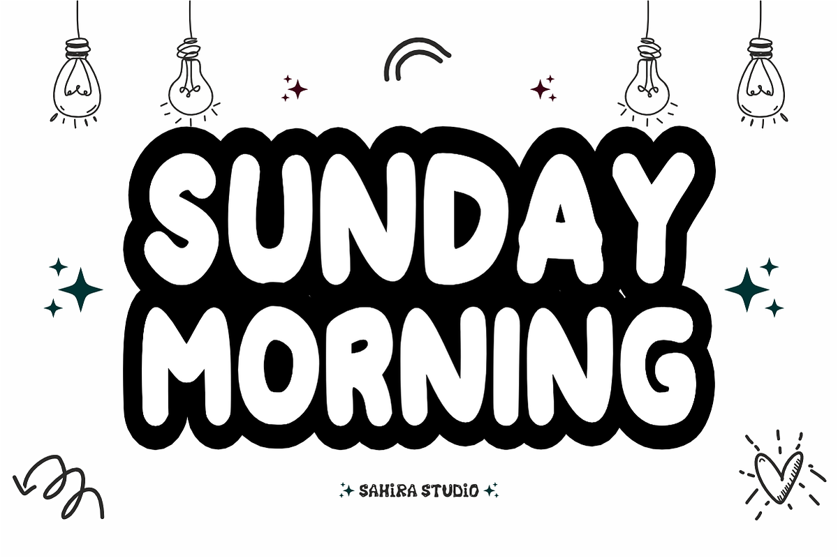 Doodle Letter - Playful Bouncy Font, a Handwritten Font by Sahira Studio (Photo 4 of 7)