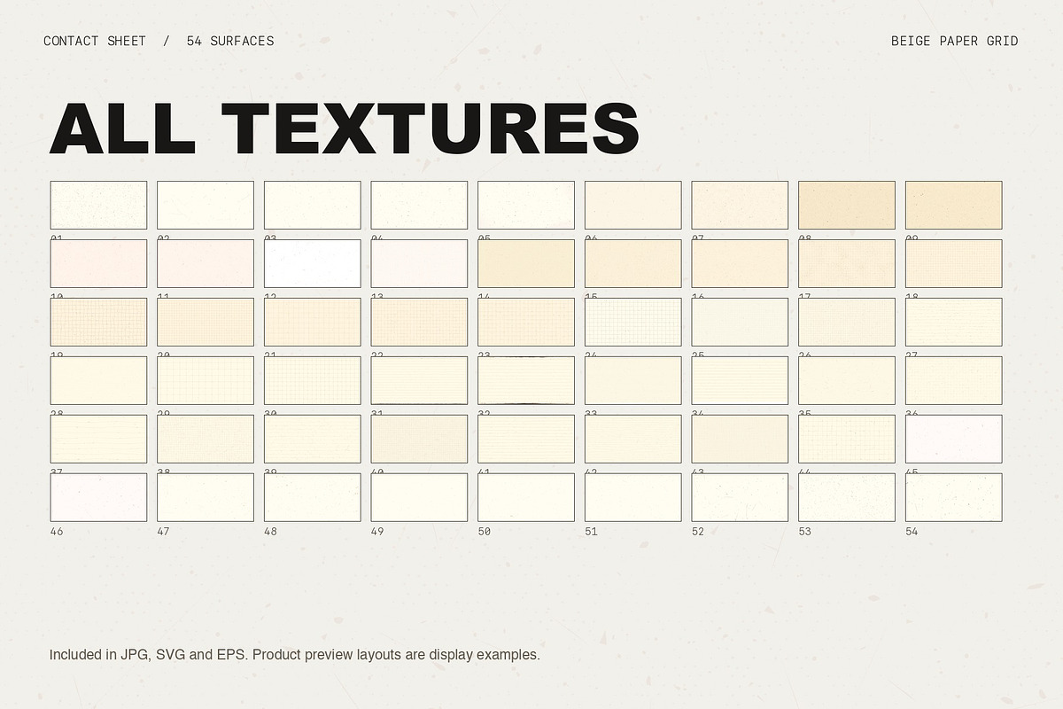 Beige Paper Textures. Vector kit, a Texture Graphic by Debar's Shop (Photo 2 of 8)