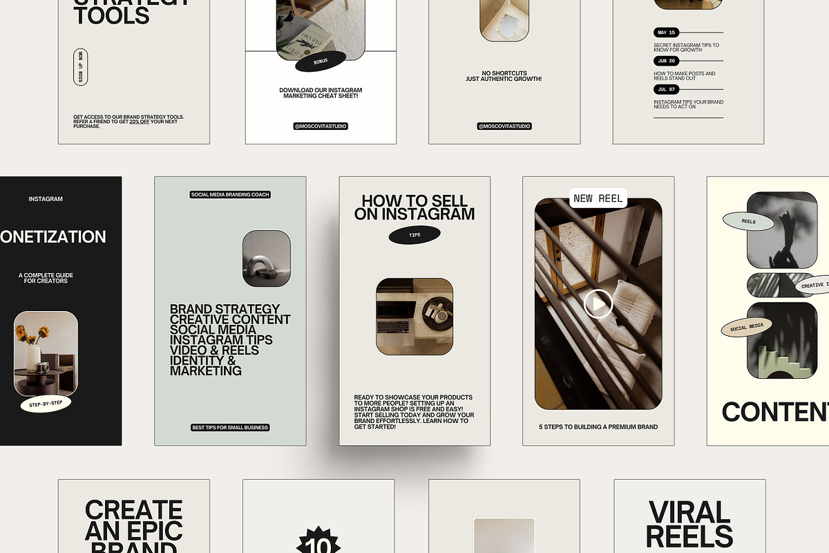 Instagram Story Template for Coaches, a Social Media Template by Moscovita Studio (Photo 6 of 10)