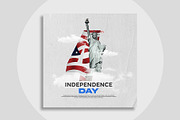 United States Independence Day, a Social Media Template by Northfrom (Thumbnail 3 of 3)