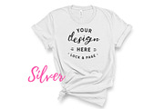 Bella Canvas TShirt Mockups On White, a Shirt Mockup by lock and page (Thumbnail 3 of 92)