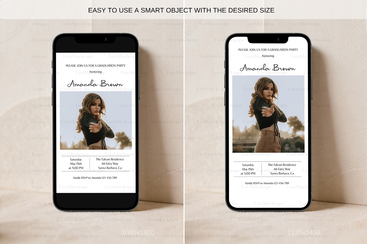 Minimalist Phone Screen Mockup, a Product Mockup by TatiMockup (Photo 3 of 5)