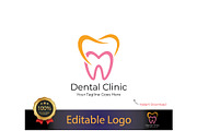 Modern Dentist Logo Template, a Branding & Logo Template by YUDesignStore (Thumbnail 1 of 8)