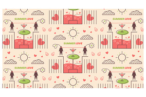 Summer love, a Seasonal Illustration by Creative Backgrounds