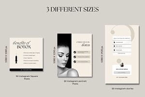 Botox & Fillers Canva Templates