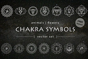 Chakra Animal Flower Symbols Set, an Animal Illustration by Flo Sacred Art (Thumbnail 1 of 9)