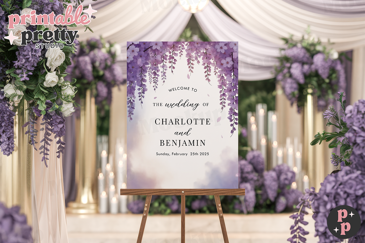 Luxury Wedding Sign PSD Mockup, a Product Mockup by Printable Pretty Studio (Photo 3 of 5)