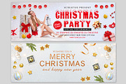 Merry Christmas Facebook Covers, a Social Media Template by Creative  designer (Thumbnail 7 of 8)