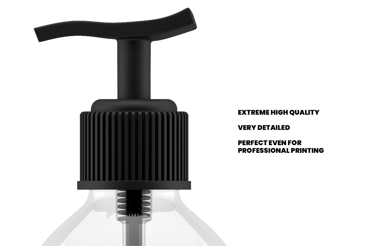 Hand Sanitizer Bottle Mockup, a Packaging Mockup by Illusiongraphic (Photo 8 of 9)