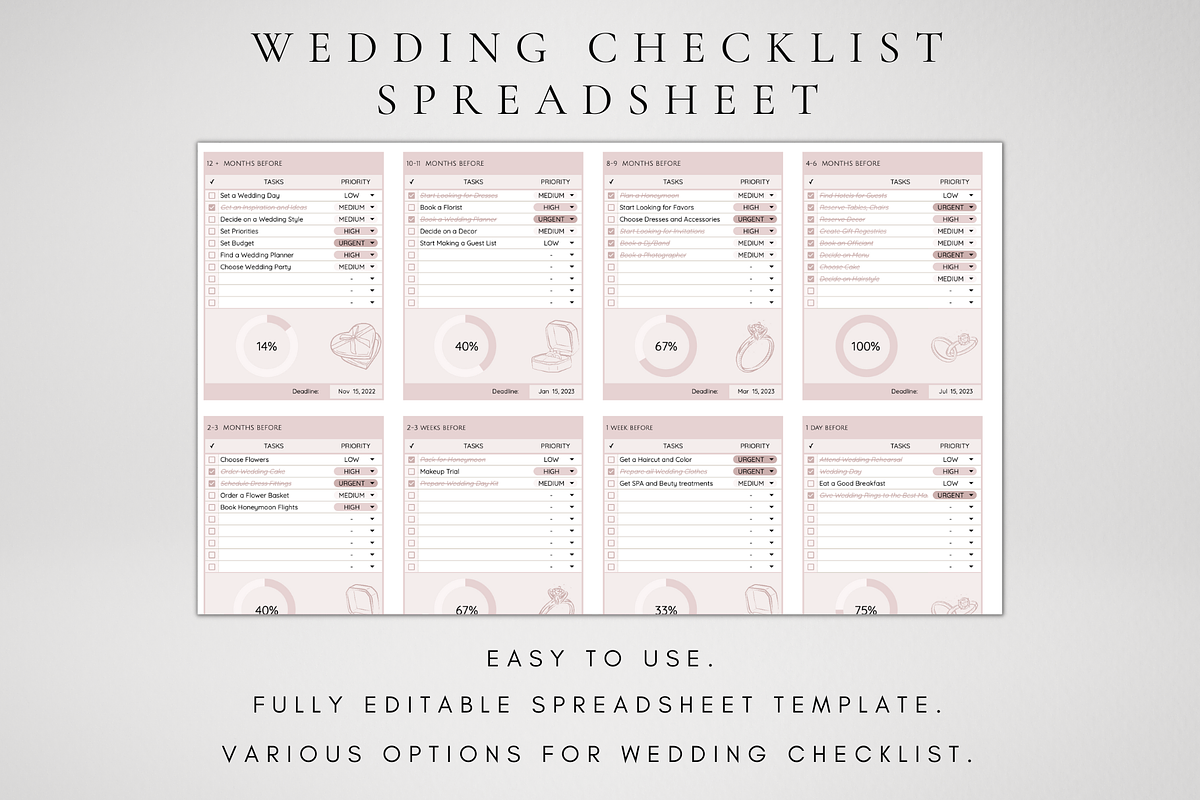 Digital Wedding Checklist, a Templates & Theme by BRANDcontent (Photo 2 of 5)