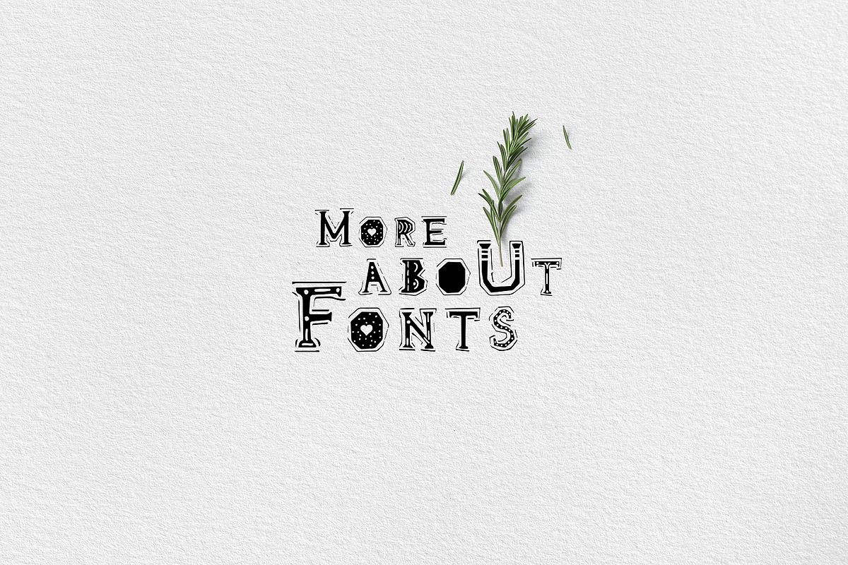 For You! Decorative & Colored Fonts, a Serif Font by Cosmic Store (Photo 11 of 17)