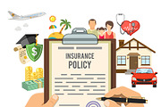 Insurance Services Concepts, an Education Illustration by TAlex (Thumbnail 3 of 6)