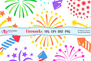 Fireworks SVG, Eps, Dxf, Png, an Object Graphic by PolpoDesign (Thumbnail 2 of 4)
