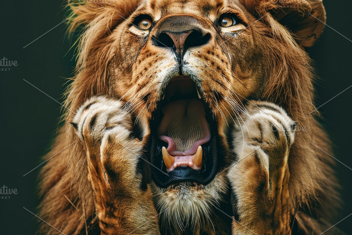 236 surprised animals, an Animal Photo by Handmadefont (Photo 94 of 241)