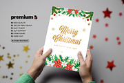 Christmas Invitation Card, a Card Template by graphypix (Thumbnail 2 of 5)