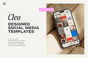 CLEO | Canva Social Media Templates, a Social Media Template by Third Ginger Studio (Thumbnail 5 of 8)