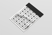 Cute Cat B&W Illustration, an Animal Illustration by HunEyy (Thumbnail 6 of 6)