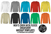 Men's Apparel Mockup Template Bundle, a Hoody Mockup by TheVectorLab (Thumbnail 13 of 21)