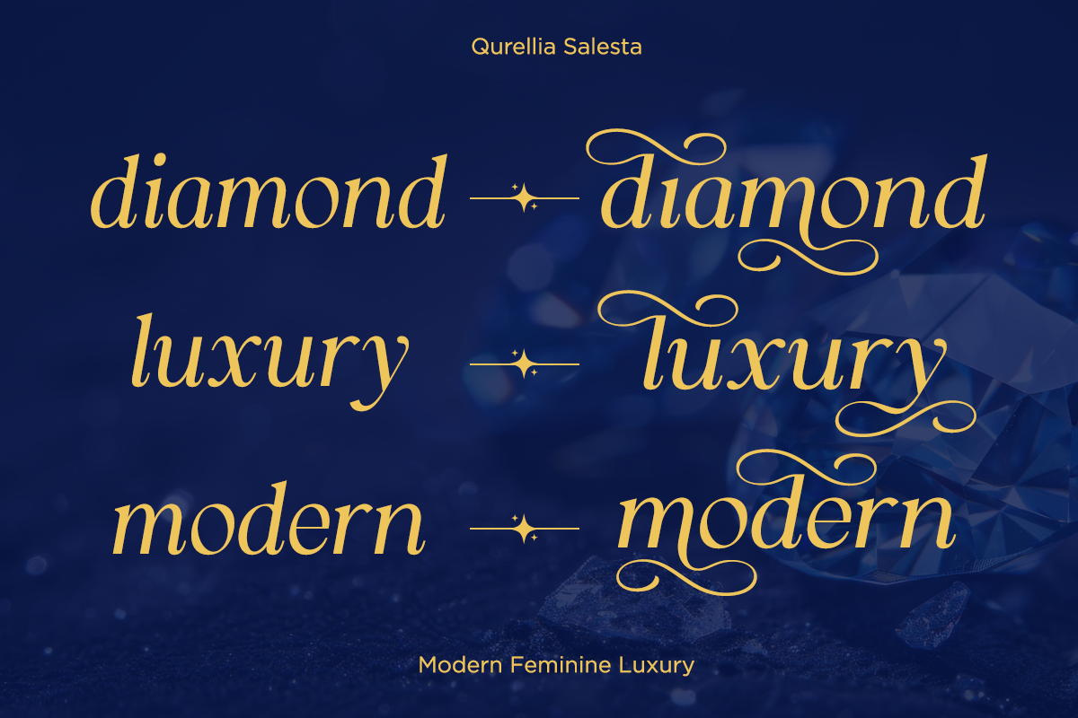 Elegant Serif - Qurellia Salesta, a Serif Font by Say Studio (Photo 15 of 16)