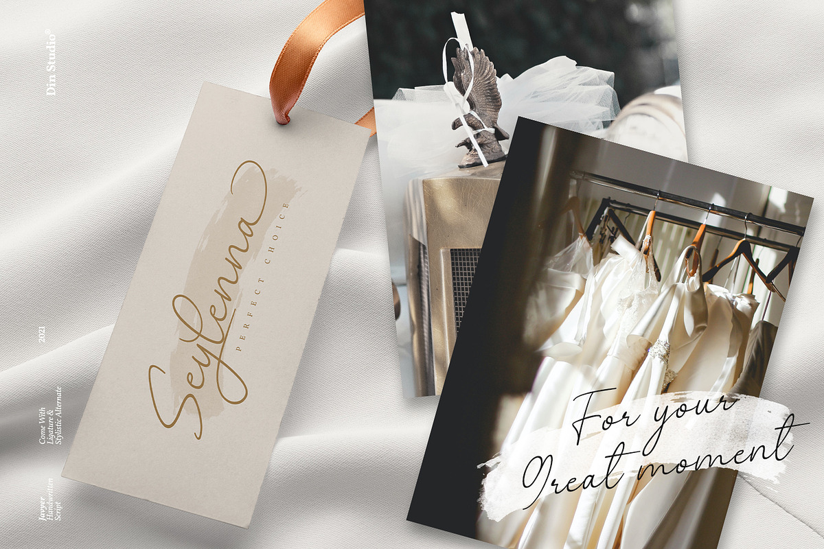 Javyer, a Script Font by din-studio.com (Photo 4 of 10)